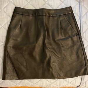 Jack Wills Leather Skirt